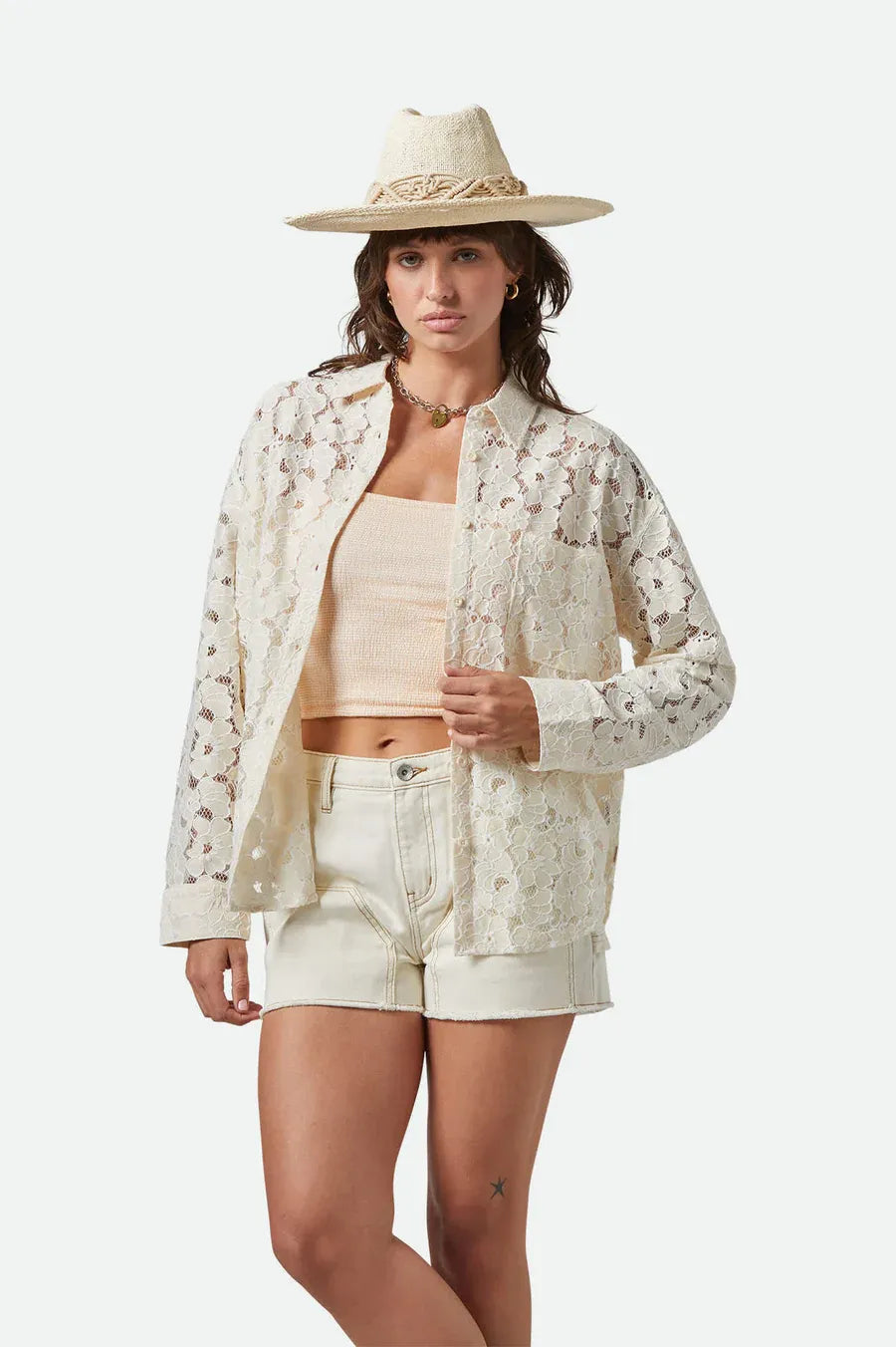 Brixton Womens East Side Boxy L/S Button Down