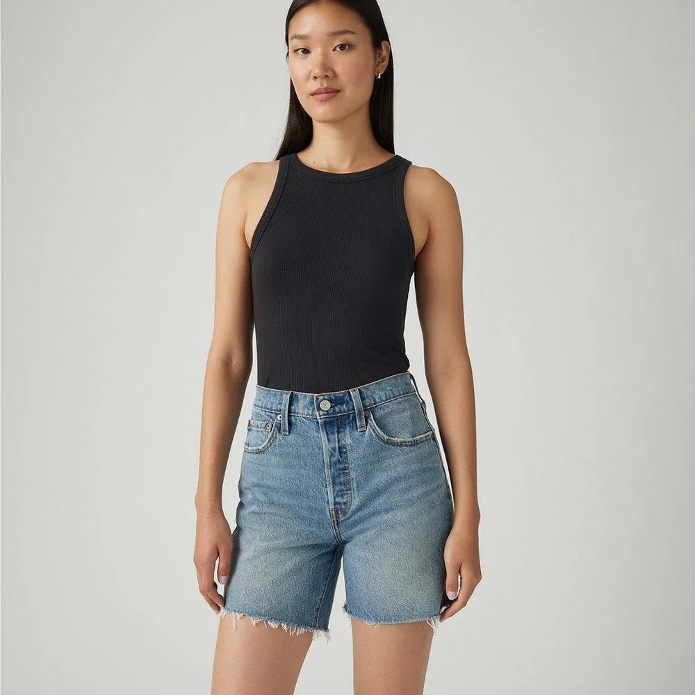 Levi's Womens 501 Mid Thigh Short