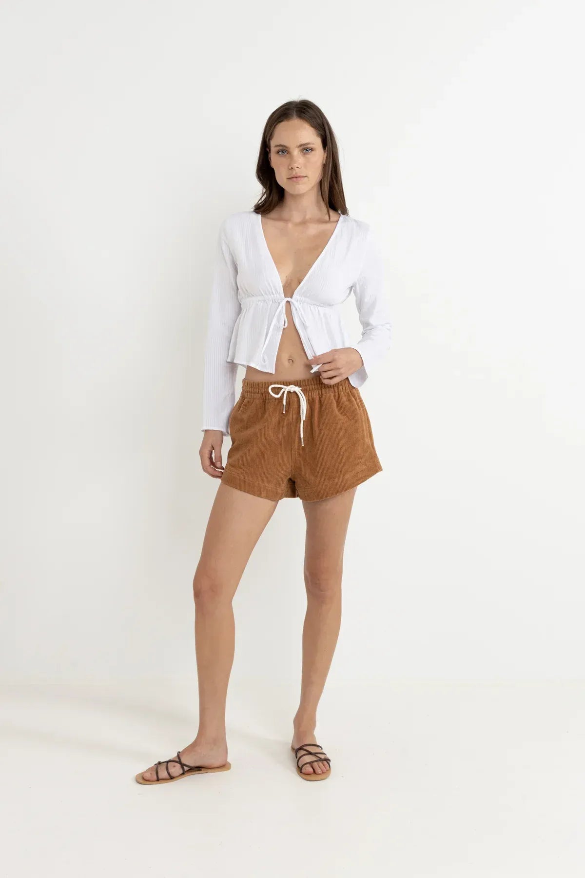 Rhythm Womens Cord Sundown Everyday Short