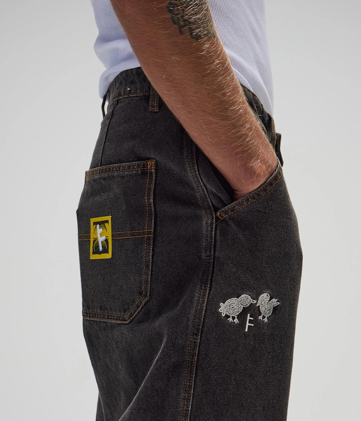 Former DXD Reynolds Denim Pant - Washed Black