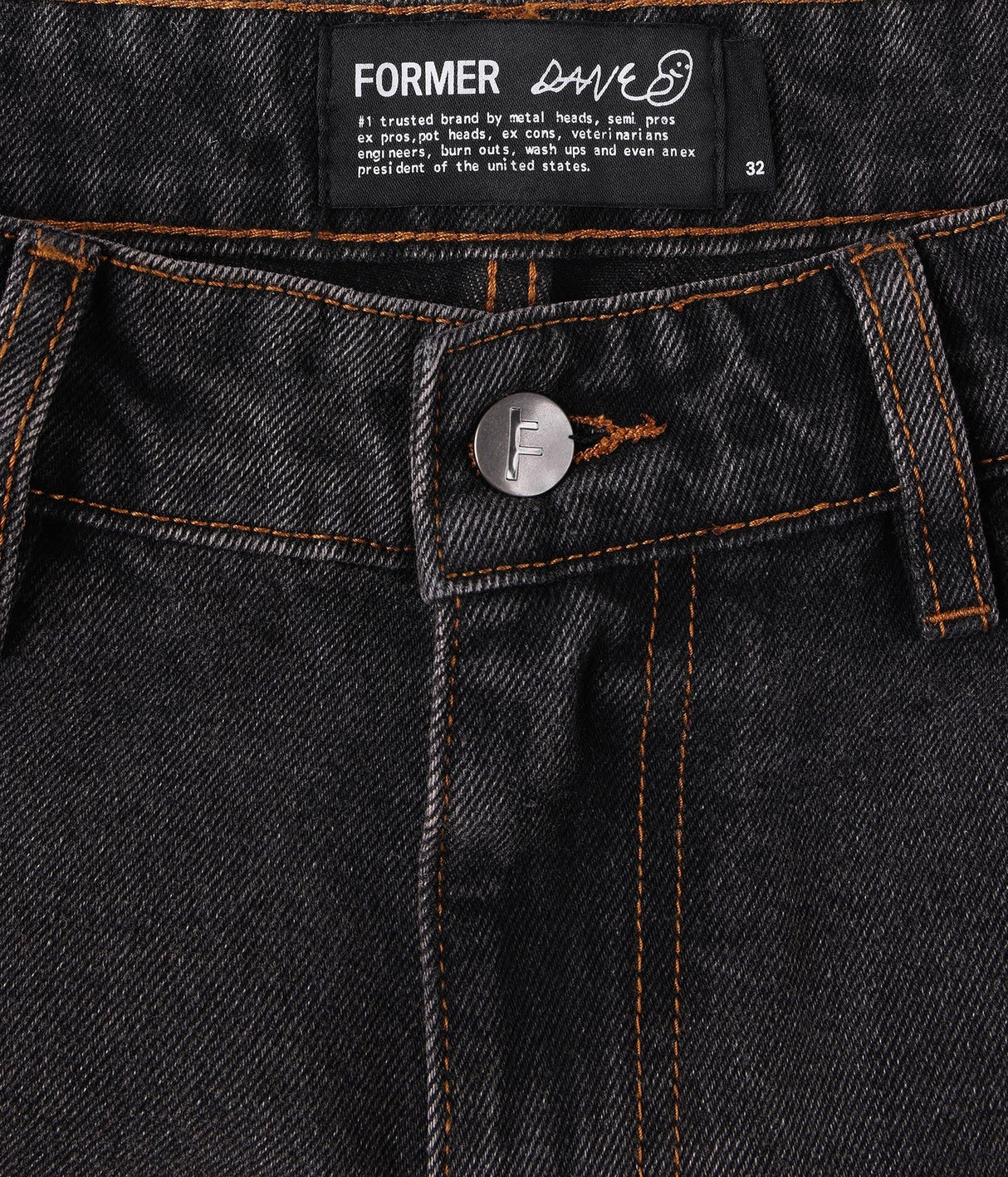 Former DXD Reynolds Denim Pant - Washed Black
