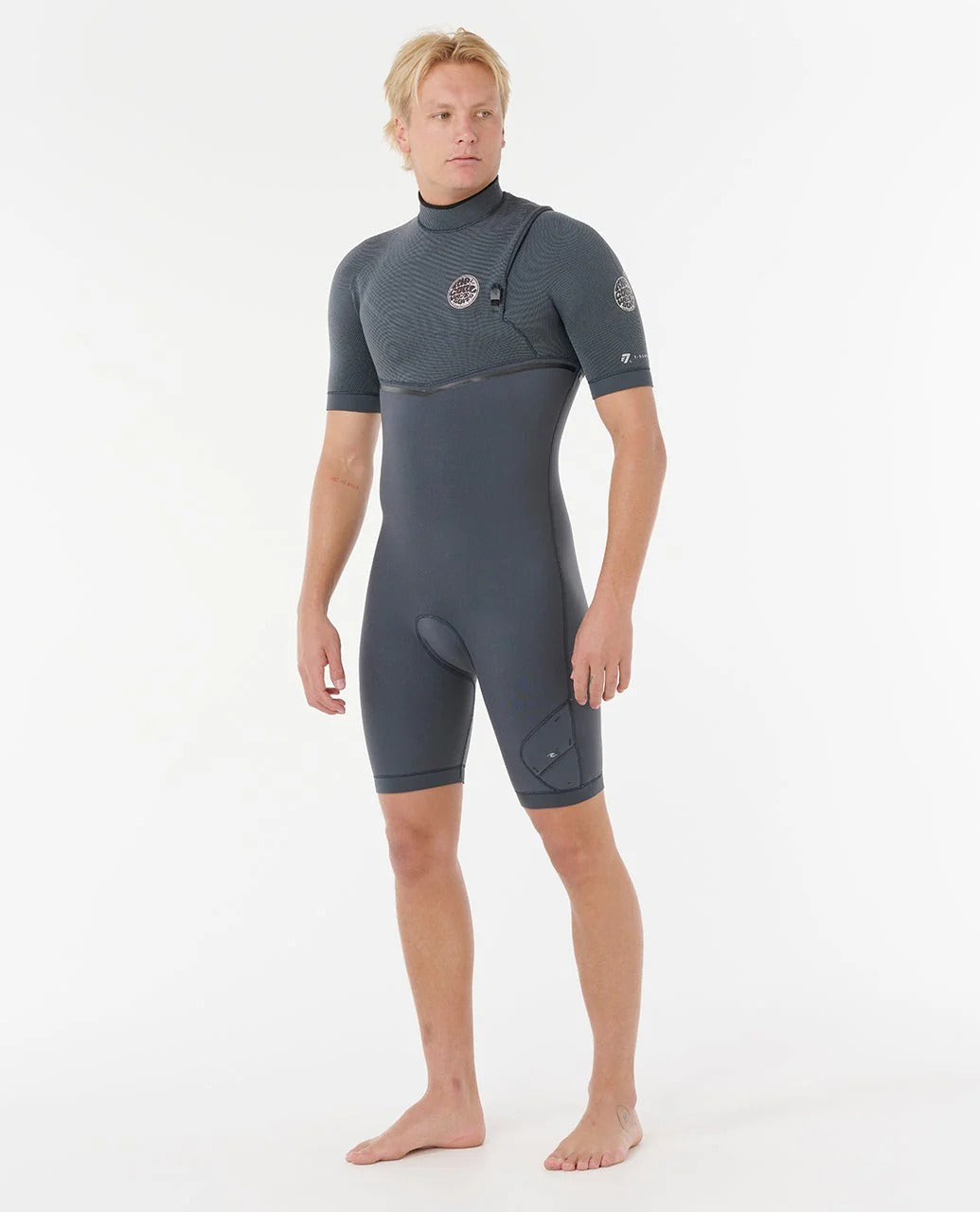 Rip Curl Mens E-Bomb 2/2mm Zip Free Springsuit