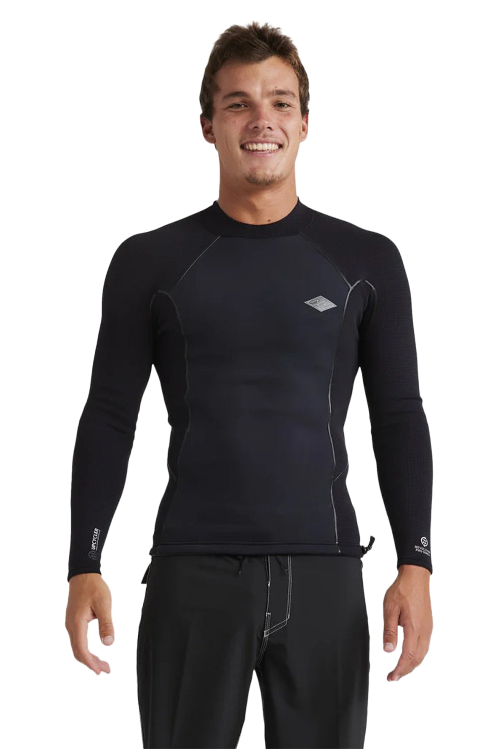 Billabong Mens 1/1mm Revolution Pro Long Sleeve Wetsuit Top