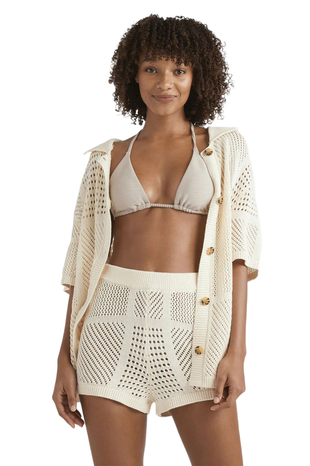 Womens Cool Down Elastic Waist Shorts