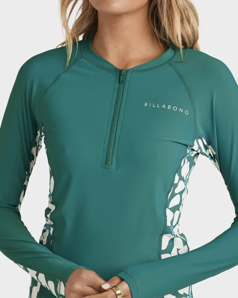 Billabong Womens Reek Break UPF 50 Long Sleeve Rash Vest