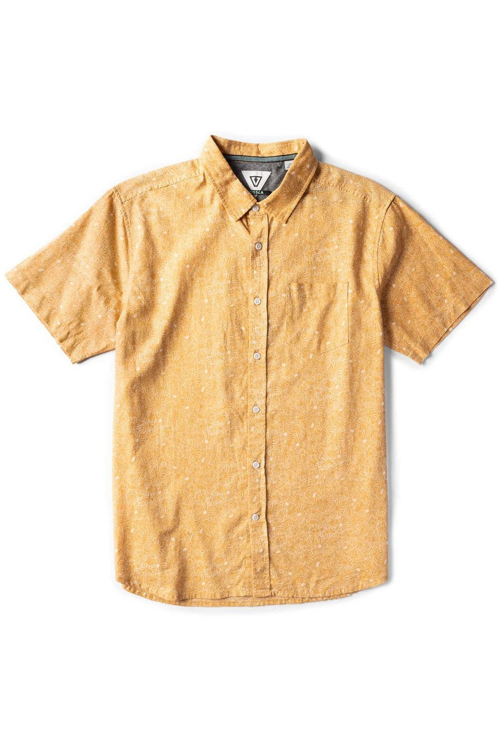 Vissla Mens Lazy Daisy Eco Short Sleeve Shirt