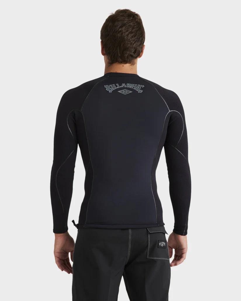 Billabong Mens 1/1mm Revolution Pro Long Sleeve Wetsuit Top