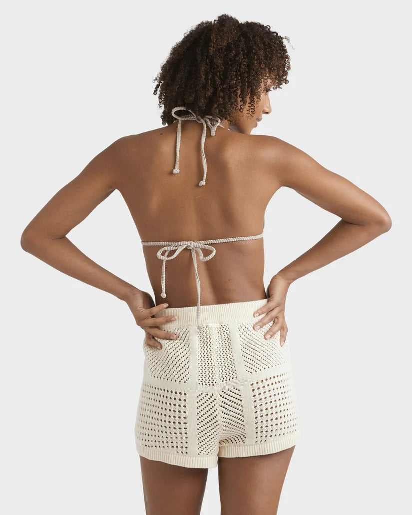 Womens Cool Down Elastic Waist Shorts