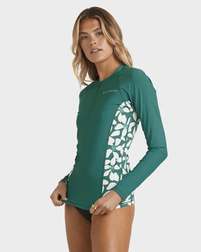 Billabong Womens Reek Break UPF 50 Long Sleeve Rash Vest