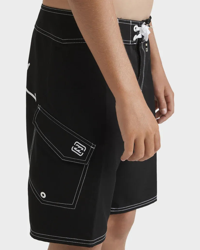 Billabong Boys (8-16) Script OG 18" Boardshorts