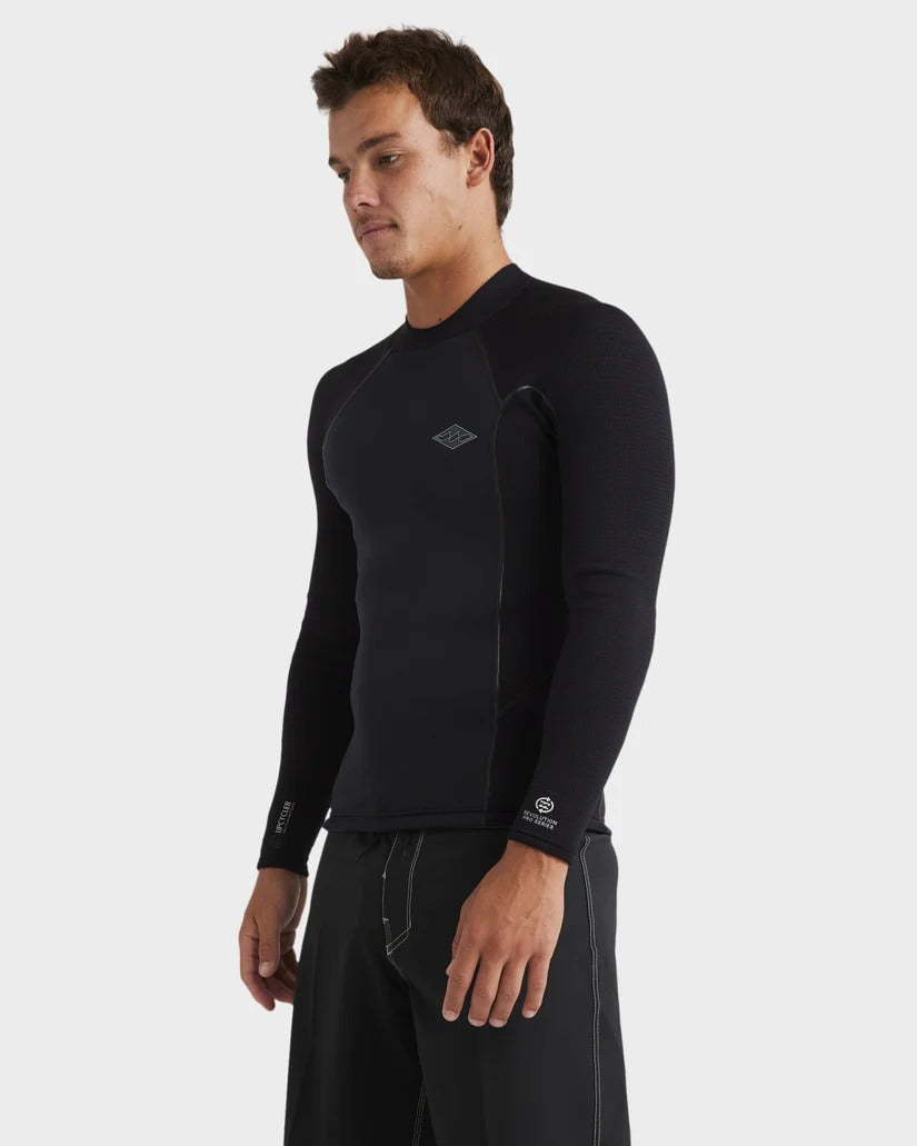 Billabong Mens 1/1mm Revolution Pro Long Sleeve Wetsuit Top