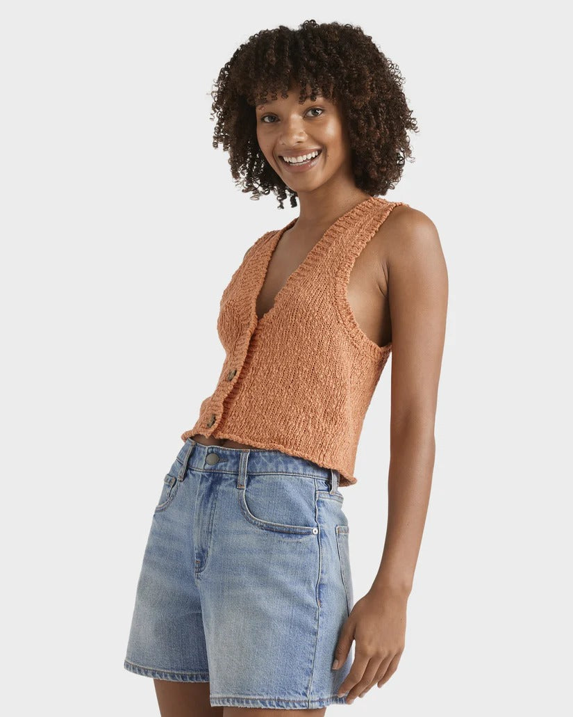 Billabong Womens Gia Sweater Vest