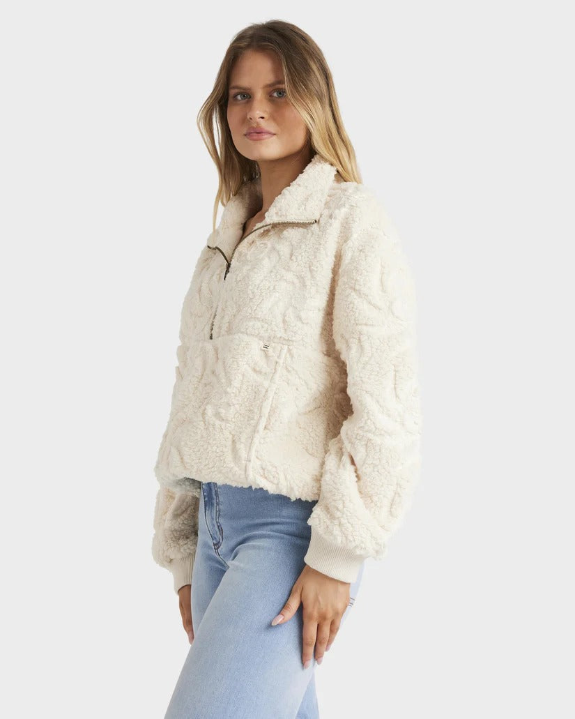 Billabong Womens Sun Trippin Half Zip Fleece Pullover