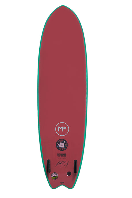 Mick Fanning MF Super Soft Twin Town Softboard - Comes with fins