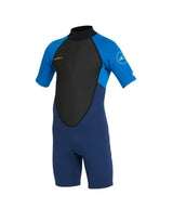 O'Neill Boys Reactor 2 Back Zip 2mm Short Sleeve Springsuit