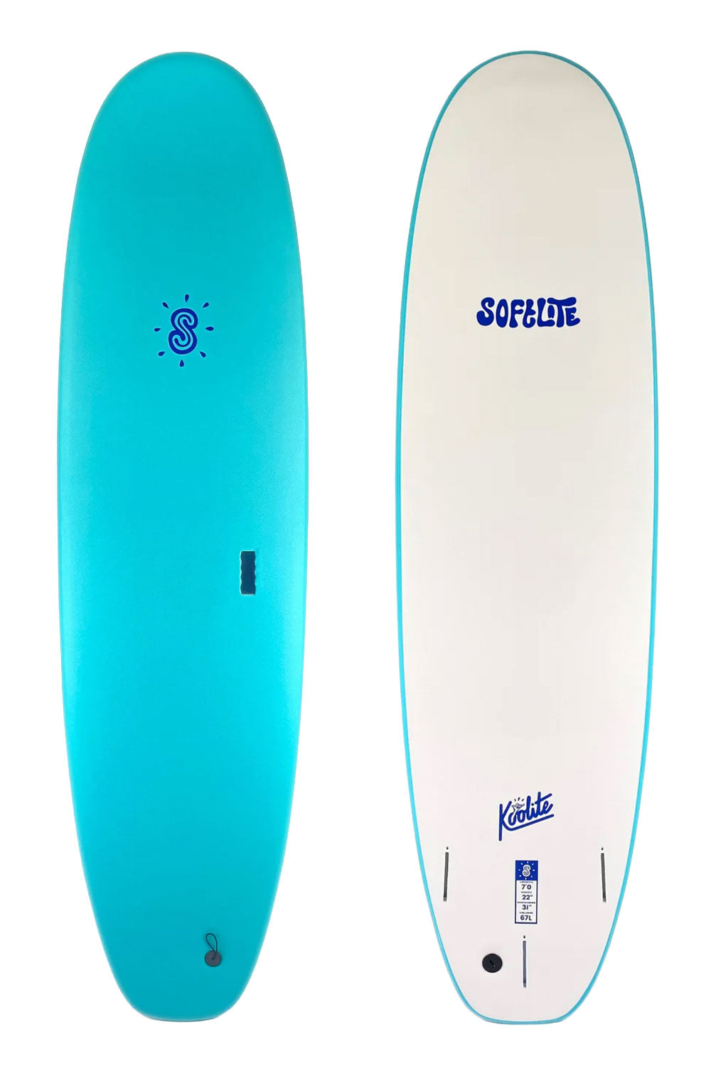 7'6 Softlite Koolite 2.0 Softboard - Comes With Fins