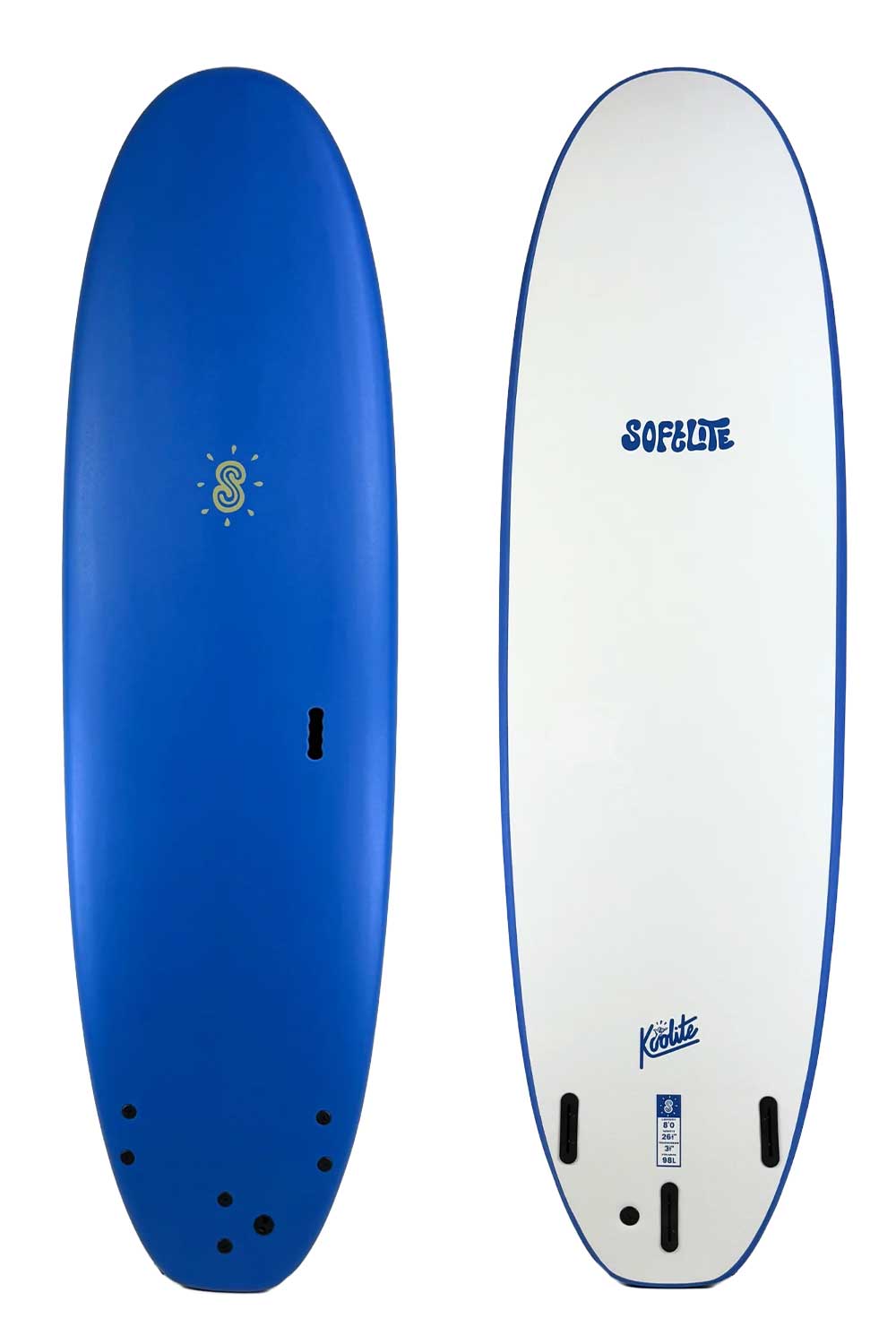 8'0 Softlite Koolite MAX Softboard - Comes With Fins