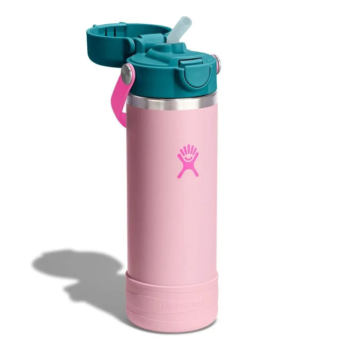 Hydro Flask Kids 18 oz Bottle with Straw Lid and Boot