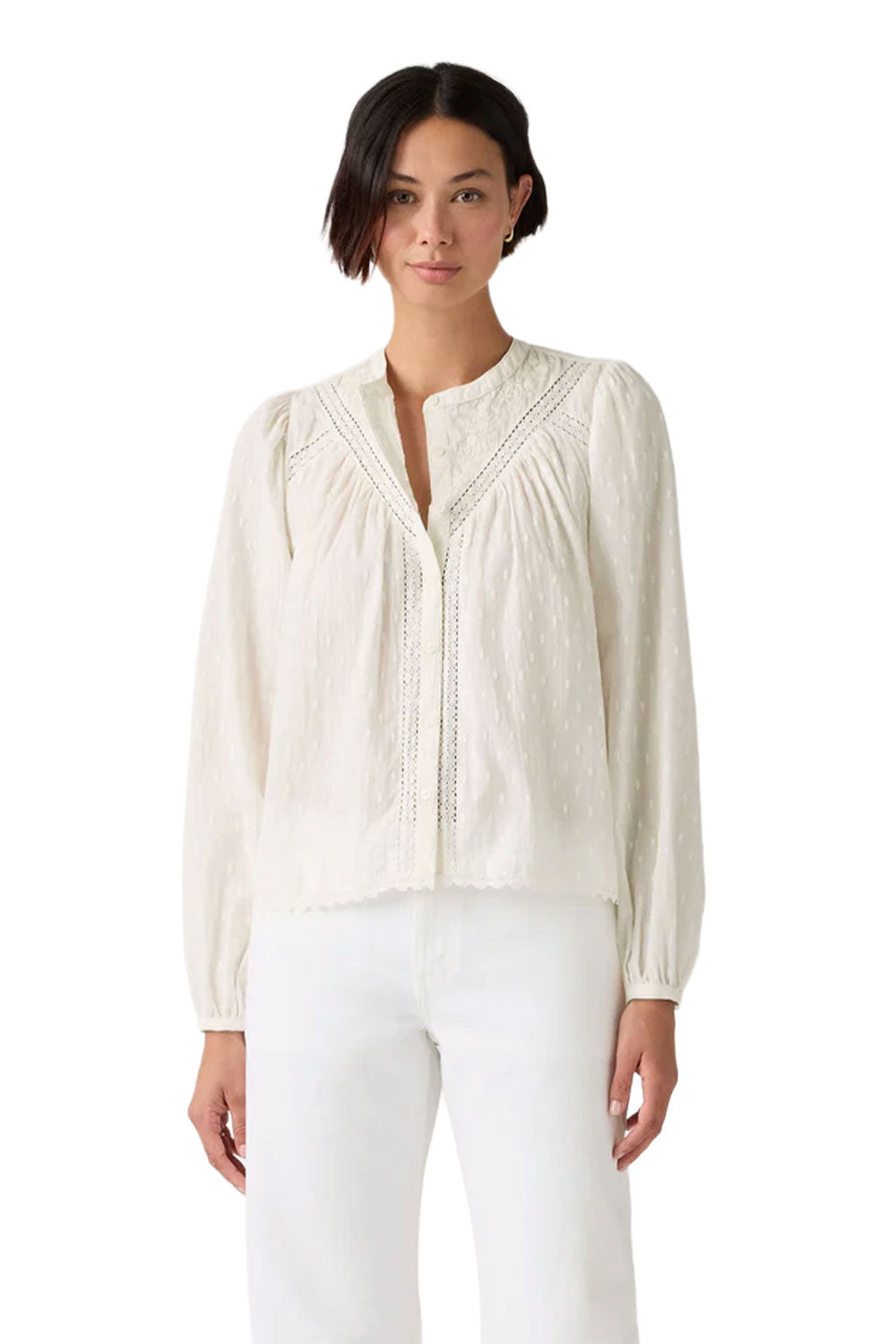 Levi's Womens Cleo Long-Sleeve Blouse