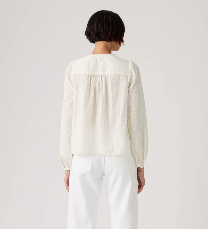 Levi's Womens Cleo Long-Sleeve Blouse
