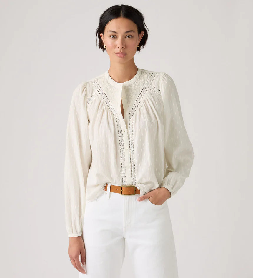Levi's Womens Cleo Long-Sleeve Blouse