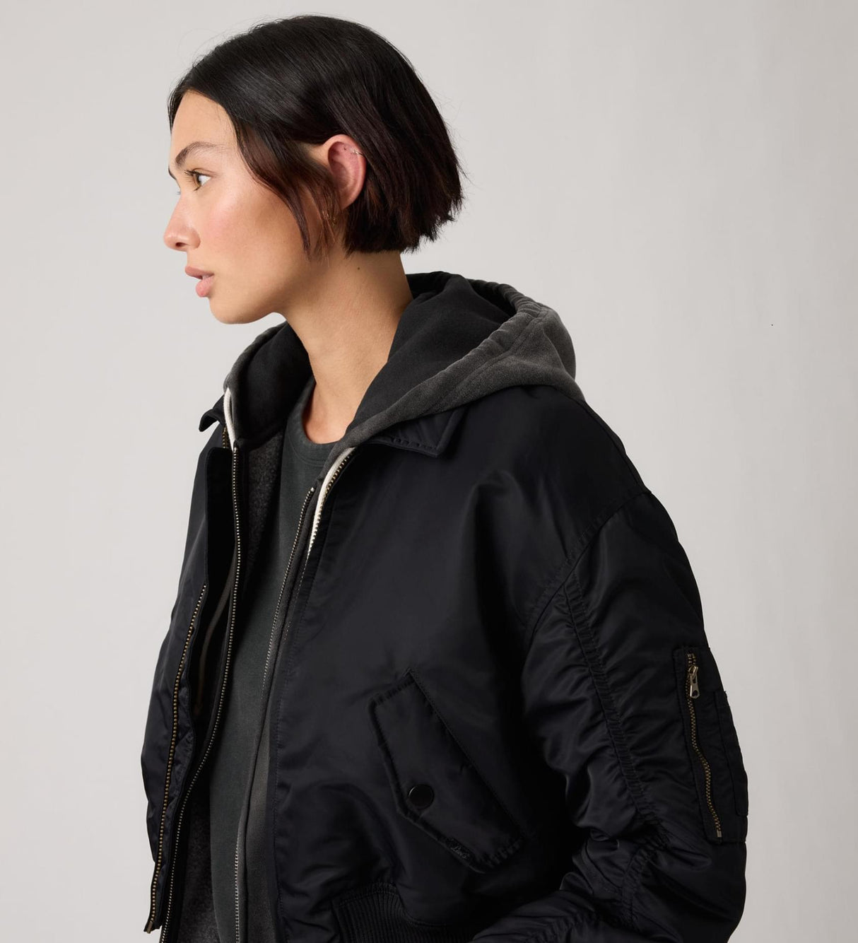 Levi's Bowie Cropped Bomber Jacket