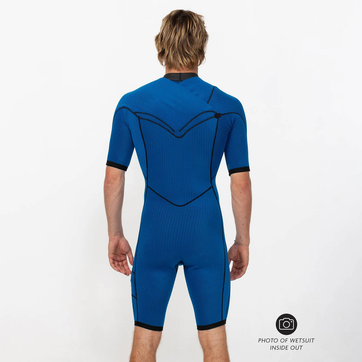 O'Neill Men's HyperX FL 2mm Short Sleeve Chest Zip Springsuit