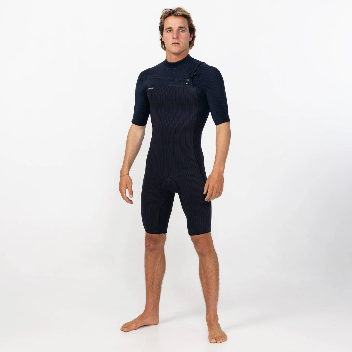O'Neill Men's HyperX FL 2mm Short Sleeve Chest Zip Springsuit