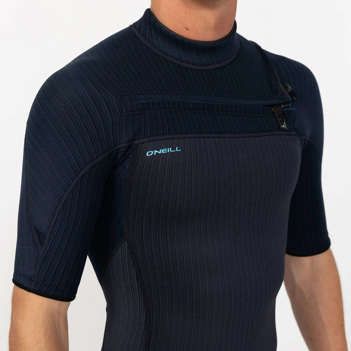 O'Neill Men's HyperX FL 2mm Short Sleeve Chest Zip Springsuit