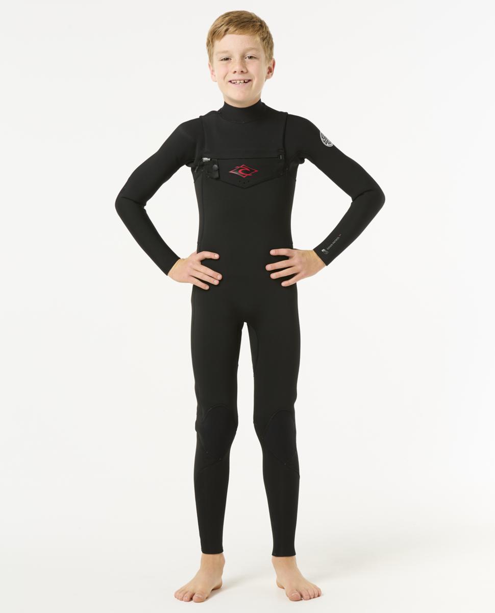 Rip Curl Kids Dawn Patrol Chest Zip 3/2mm Steamer