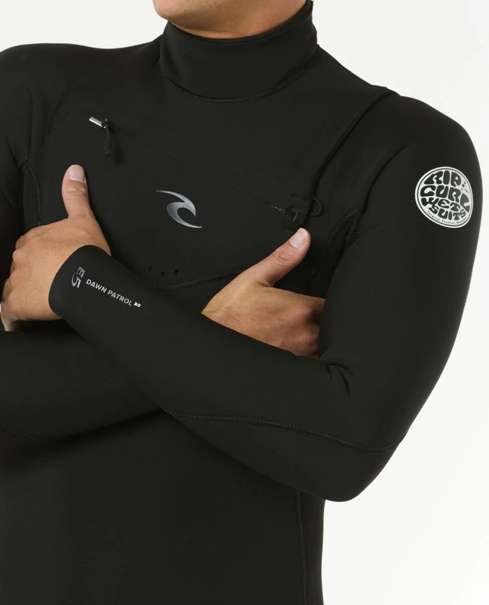 Rip Curl Mens Dawn Patrol 3/2mm Chest Zip Steamer