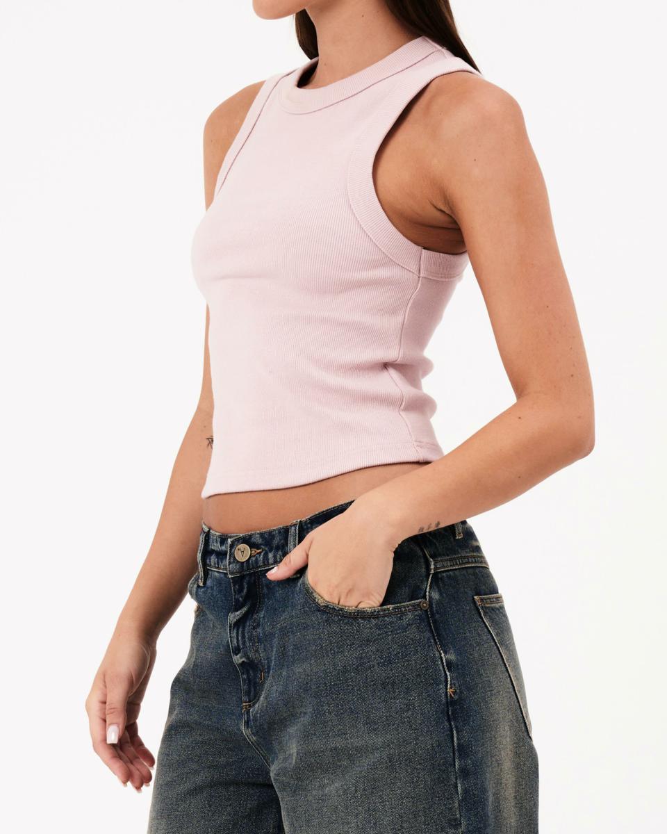 Abrand Womens Heather Icon Long Singlet