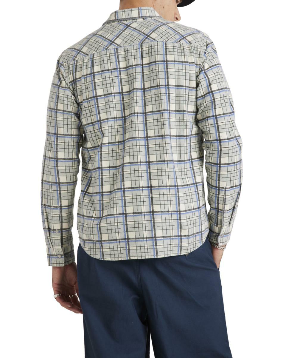 RVCA Mens Treets Long Sleeve Shirt