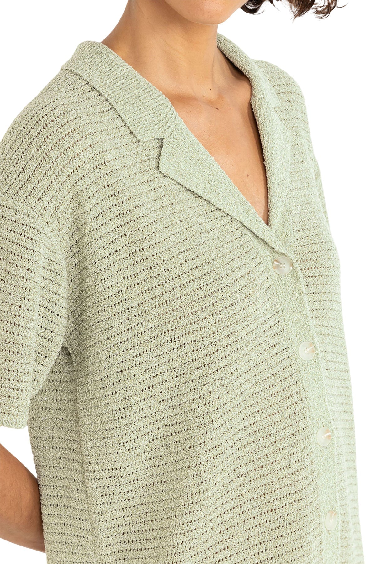 Rhythm Abby Knit Shirt Dress