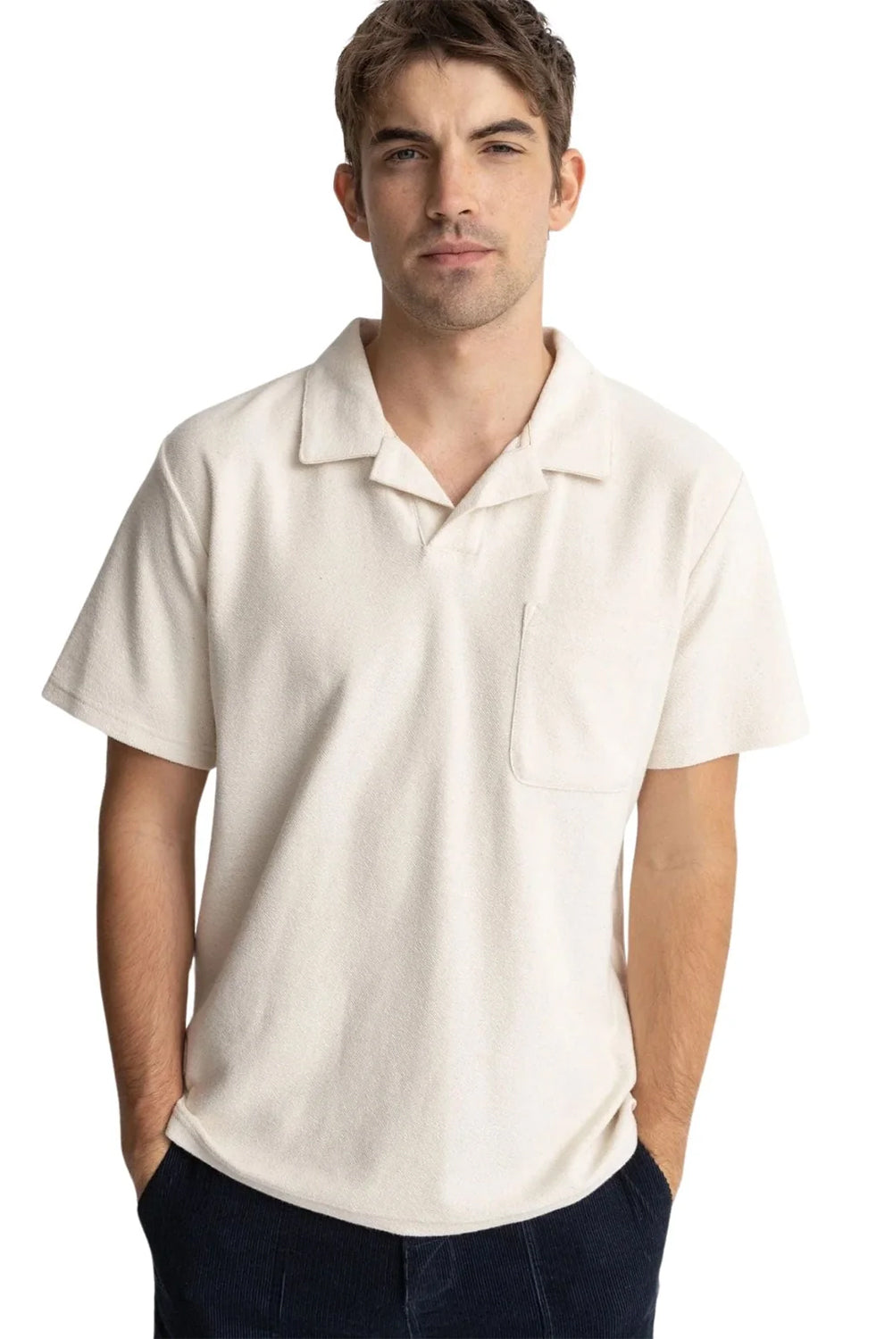 Rhythm Mens Vintage Terry Polo