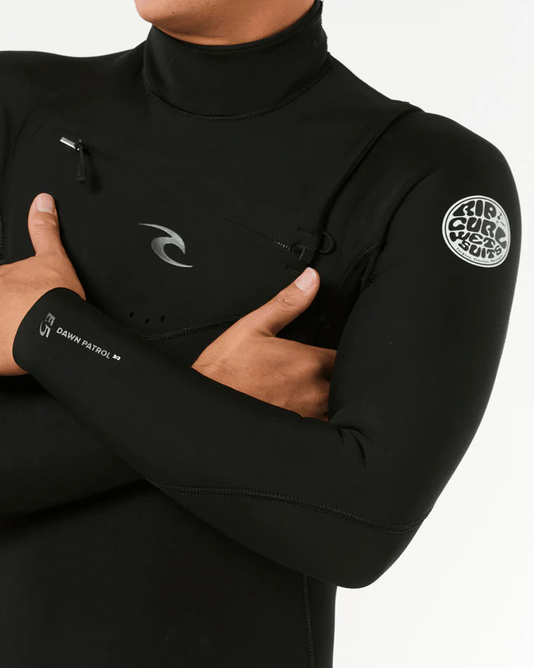 Rip Curl Mens Dawn Patrol 4/3mm Chest Zip Wetsuit