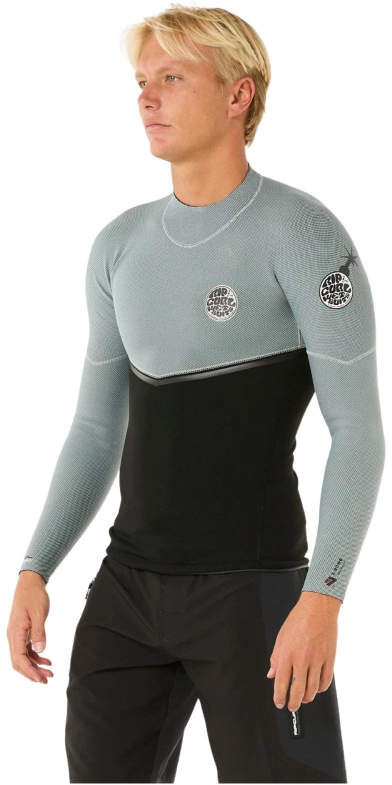 Rip Curl Mens E-Bomb 1.5mm Long Sleeve Wetsuit Jacket