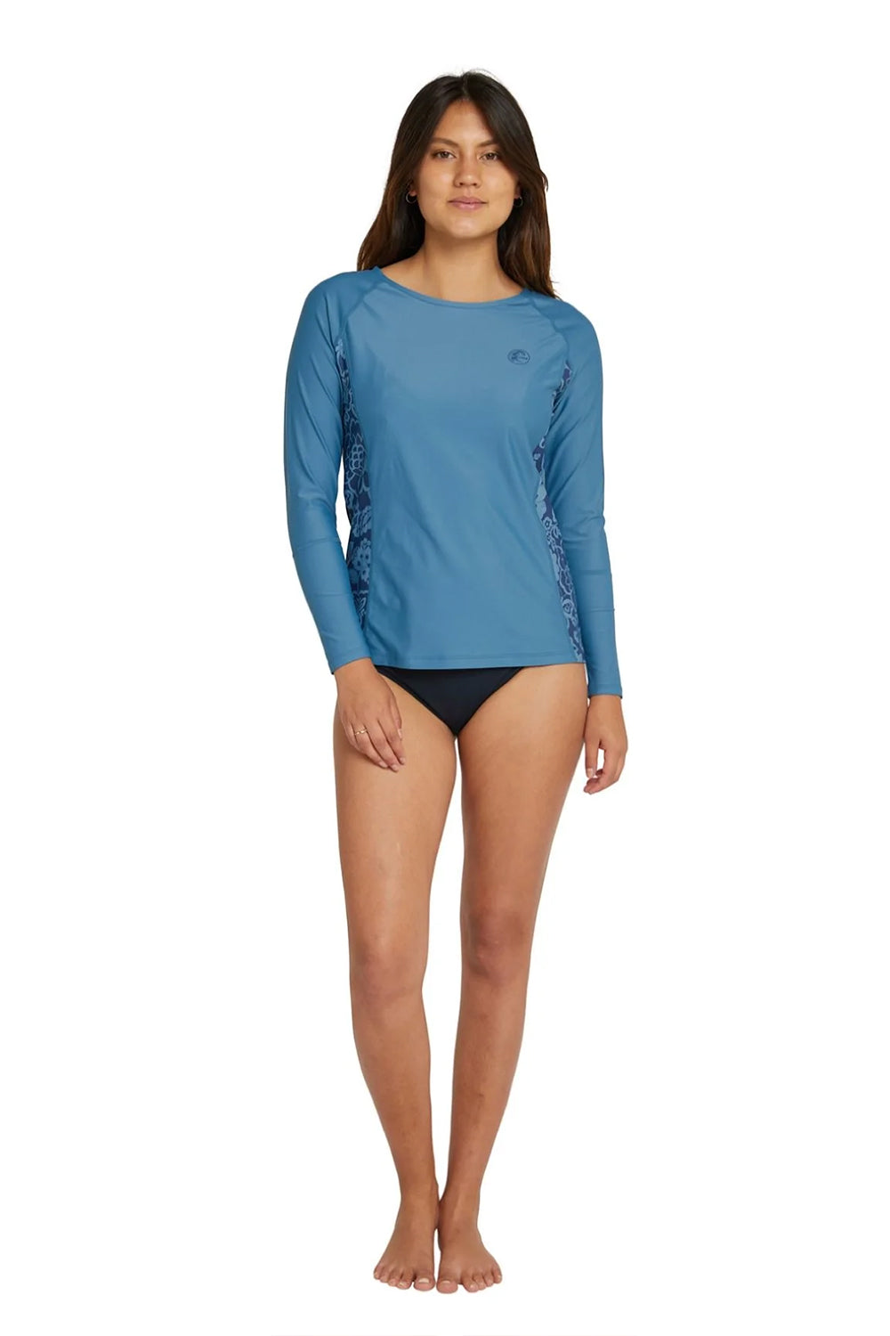 O'Neill Womens Salina Long Sleeve Surf Tee - Blue Haze