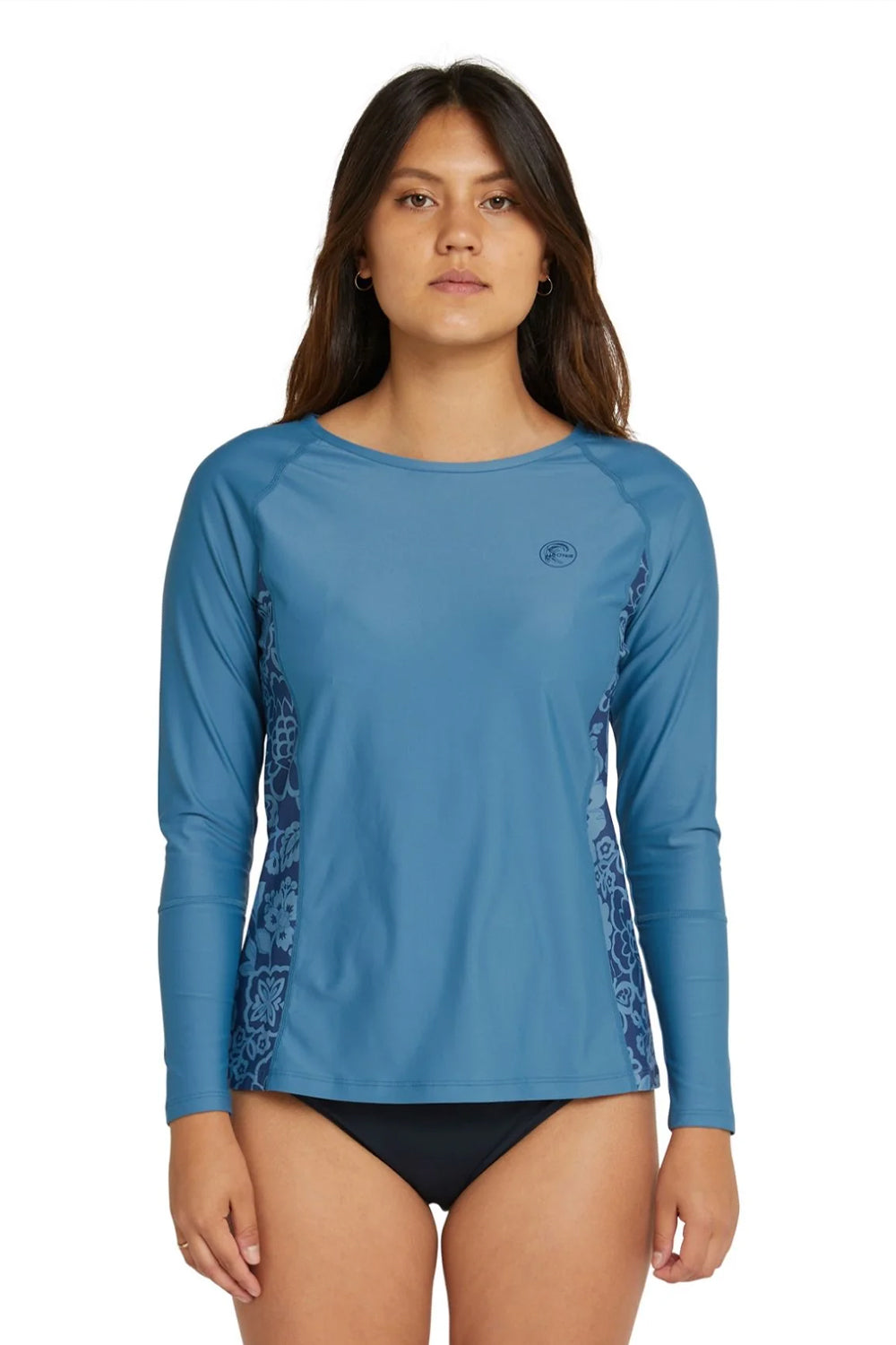 O'Neill Womens Salina Long Sleeve Surf Tee - Blue Haze