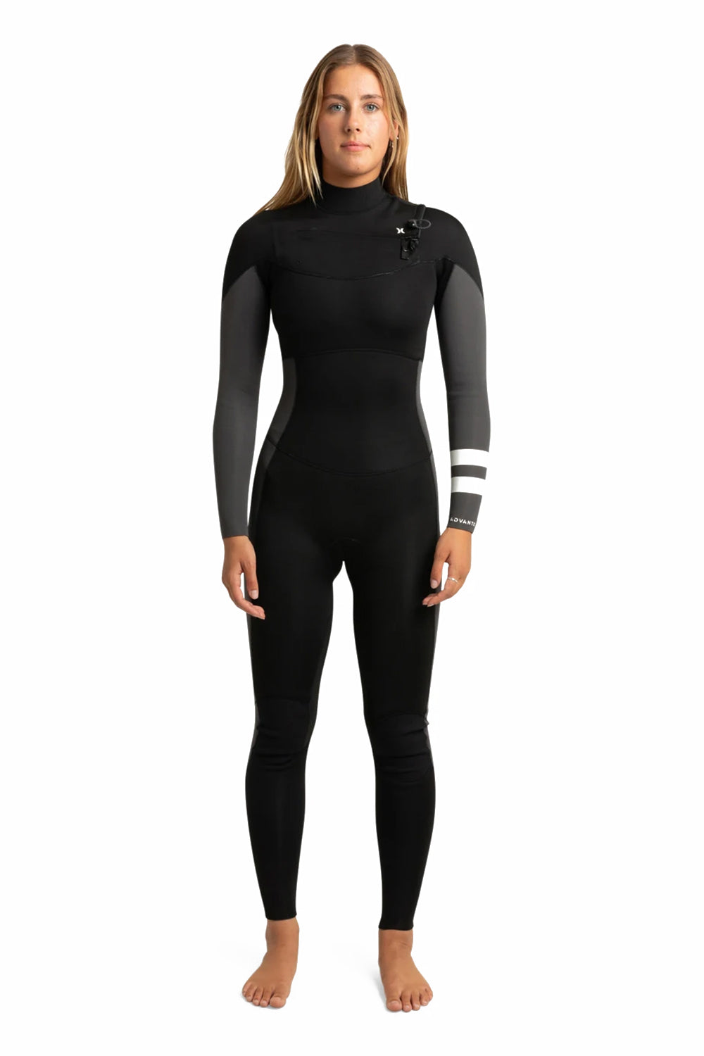 Hurley Womens Advantage 3/2mm Wetsuit Steamer - Black | Sanbah Australia