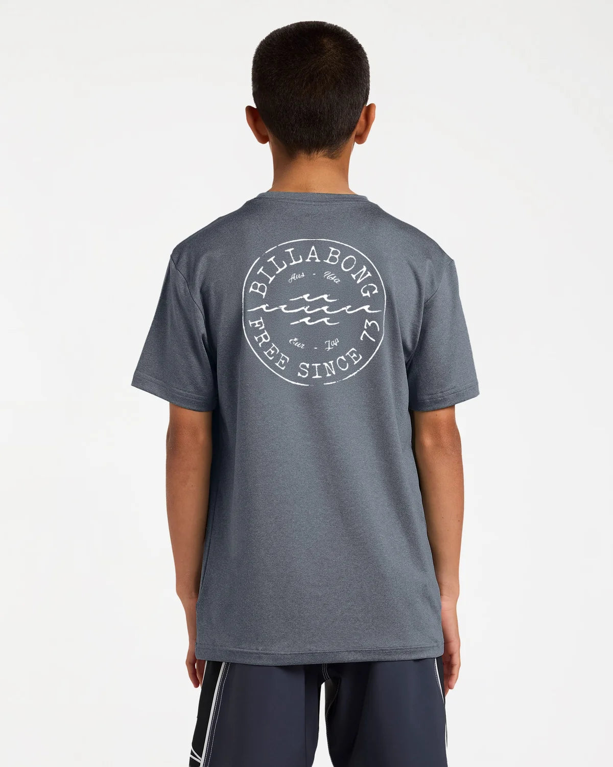 Billabong Boys 8-16 Boys Big Wave Daz UPF 50 Rashguard