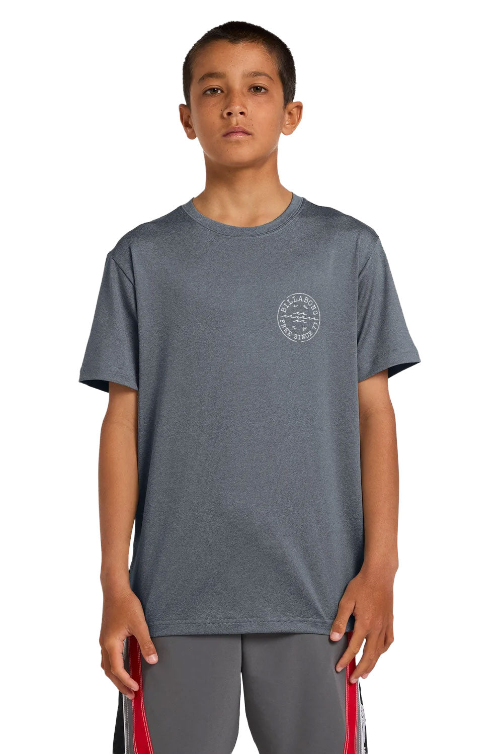 Billabong Boys 8-16 Boys Big Wave Daz UPF 50 Rashguard