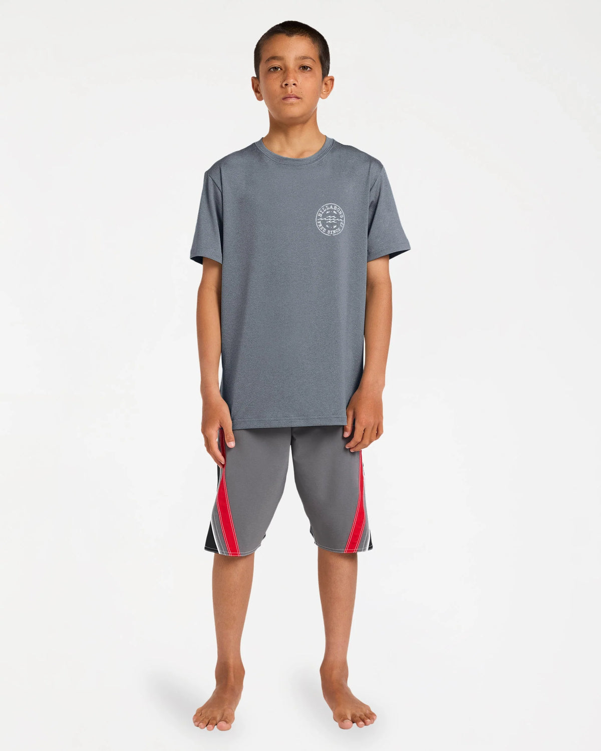 Billabong Boys 8-16 Boys Big Wave Daz UPF 50 Rashguard