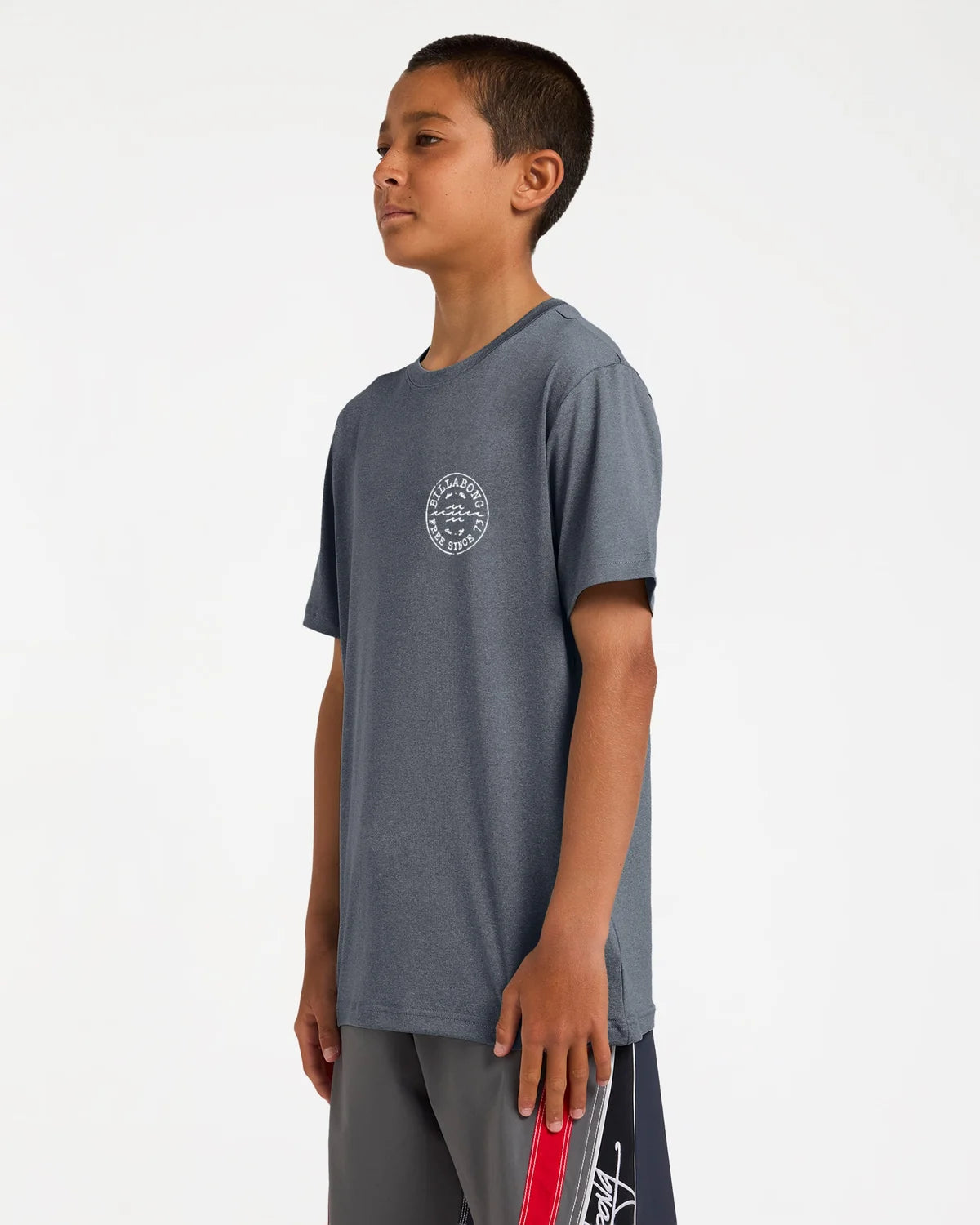 Billabong Boys 8-16 Boys Big Wave Daz UPF 50 Rashguard