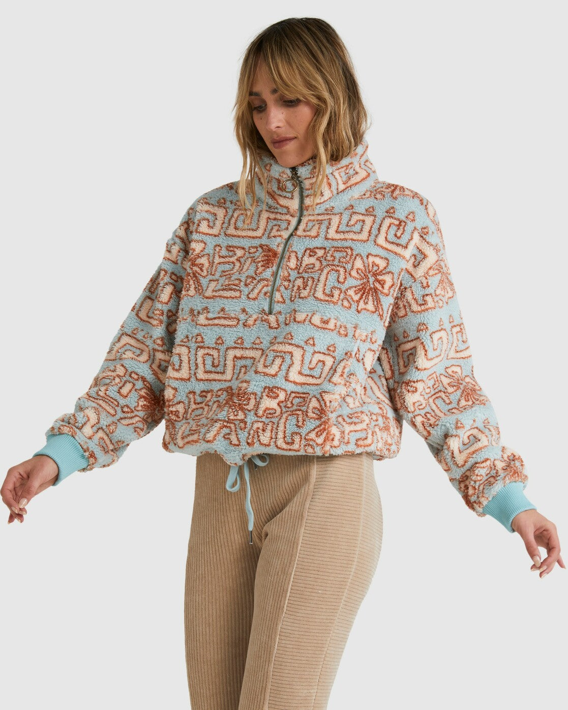 Billabong Womens Tiki Sun Half Zip | Sanbah Australia
