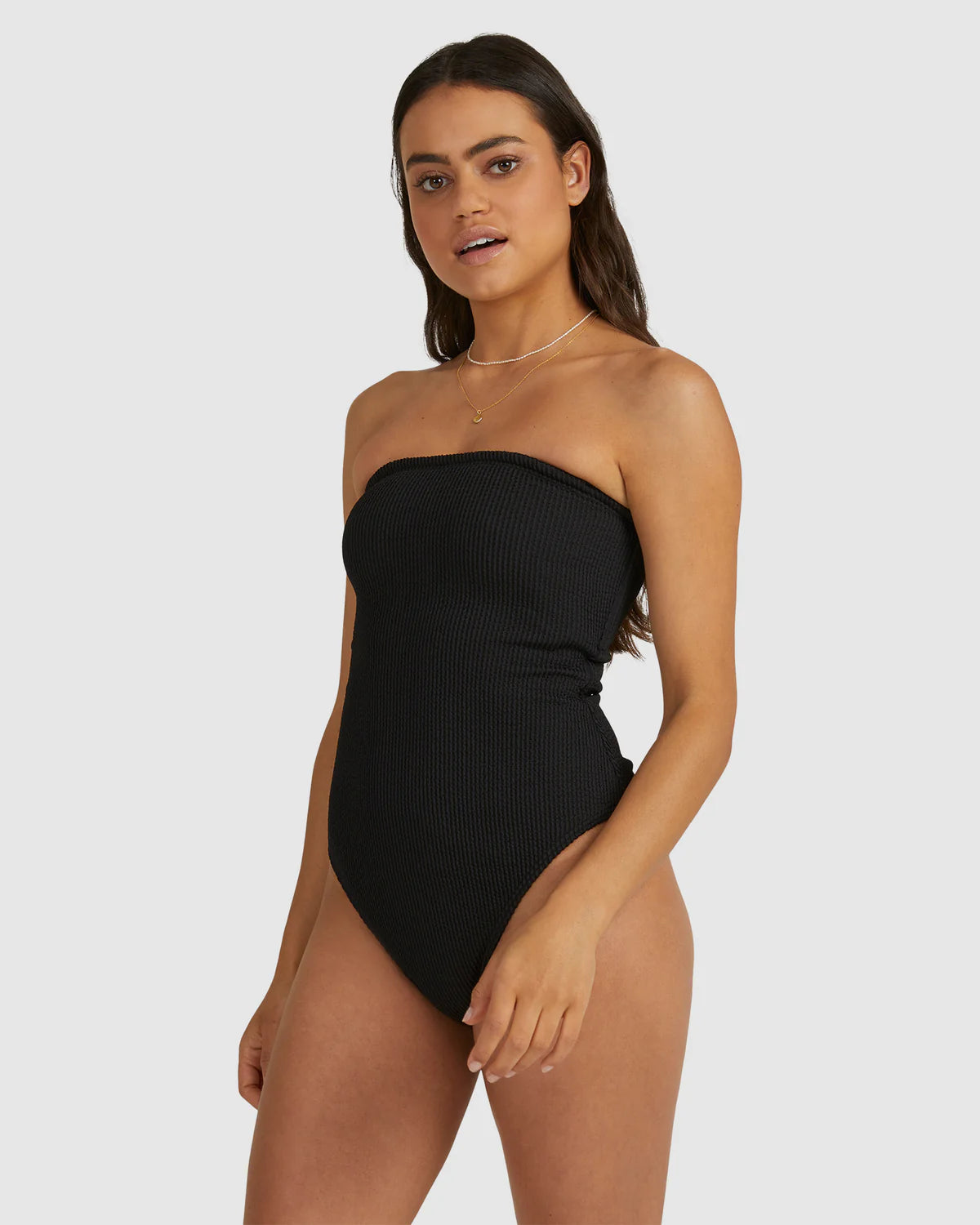 Billabong Womens Summer High Bandeau One Piece Swimsuit