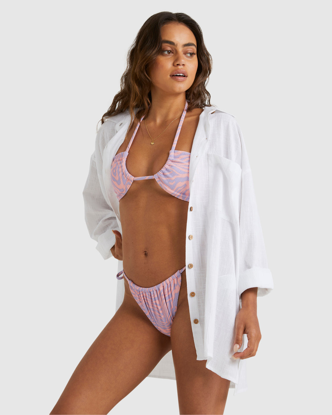 Billabong Women's Sun Lovers Shirt Cover Up