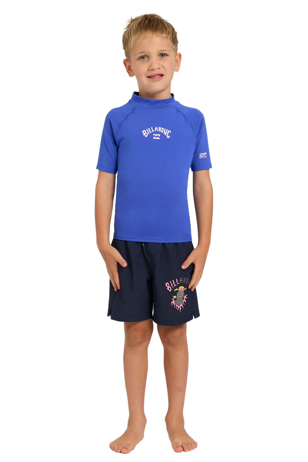 Billabong Boys 2-7 Groms All Day Arch UPF 50 Rashguard