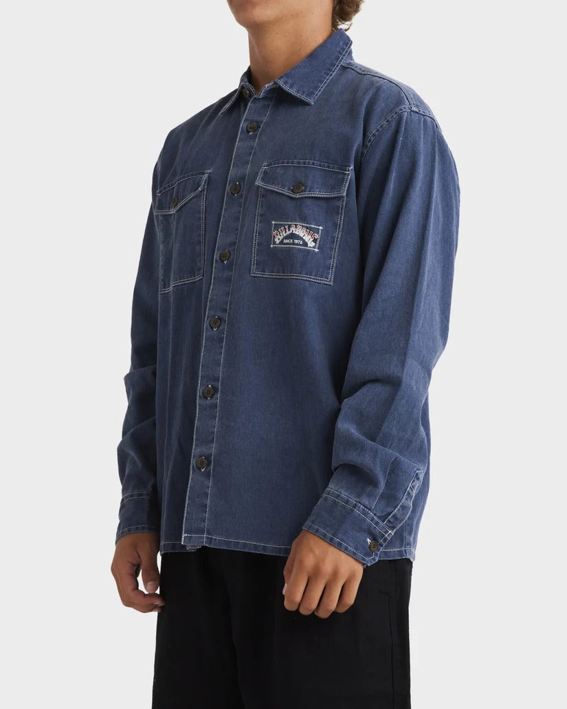 Billabong Mens Bong Years Over Long Sleeve Shirt