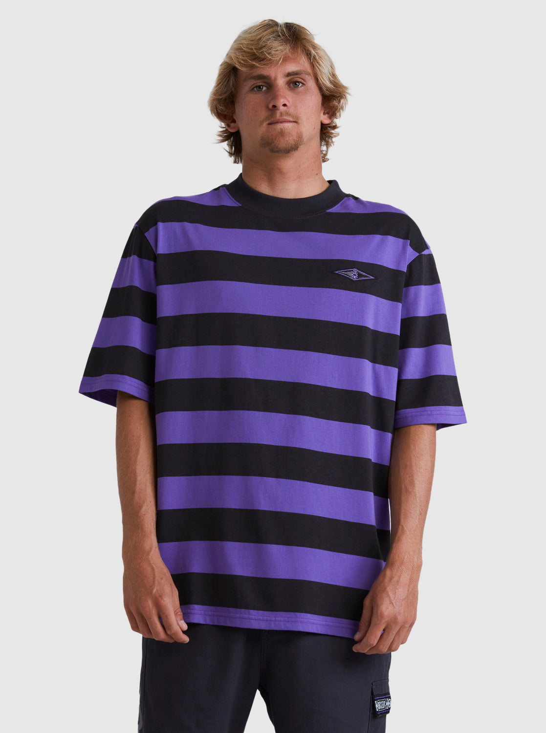 Quiksilver Mens Mercury Stripe T-Shirt